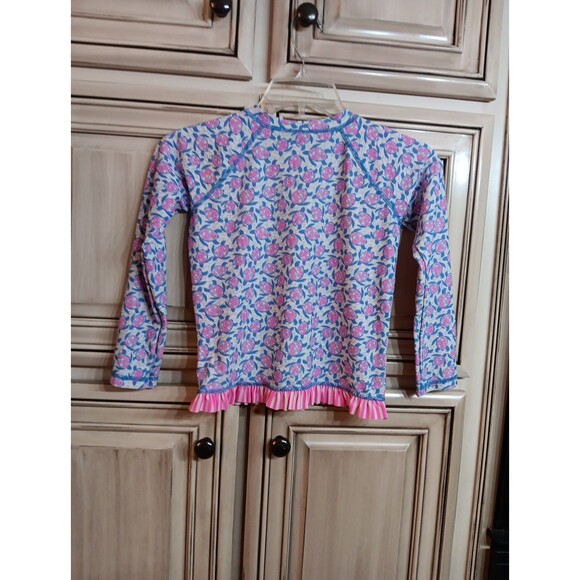 Vineyard Vines TURTLES Girls Swim Shirt - Size‎ M - Picture 6 of 6